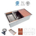 Best Stainless Steel Kitchen Sinks Workstation Undermount Kitchen Sink Single Bowl Supplier